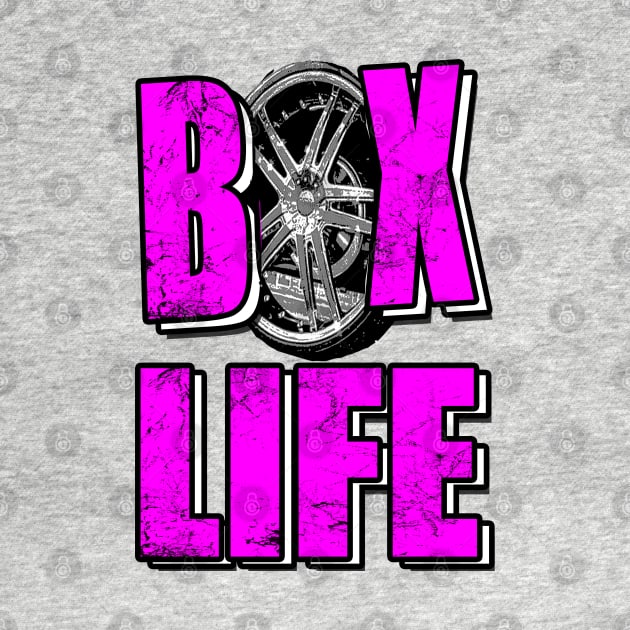 Box Life Pink by Black Ice Design